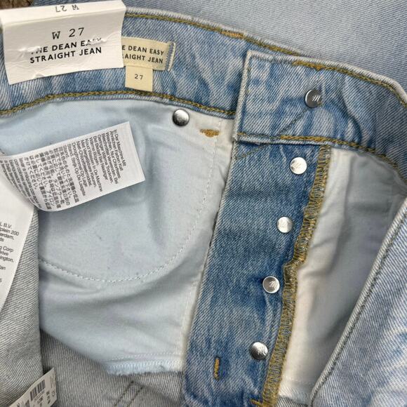 Madewell Sky Blue Straight Leg Jeans - Picture 9 of 10